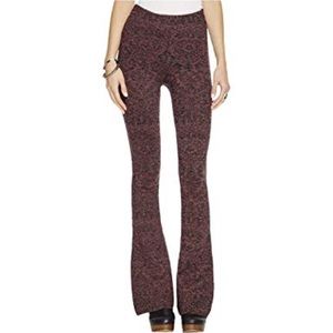 NWT Free People Metallic Jacquard Bell Bottoms